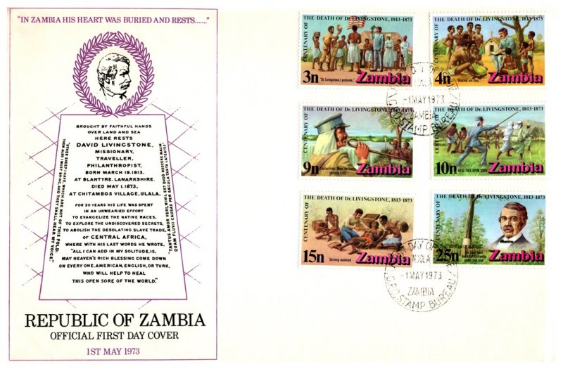 Zambia, Worldwide First Day Cover