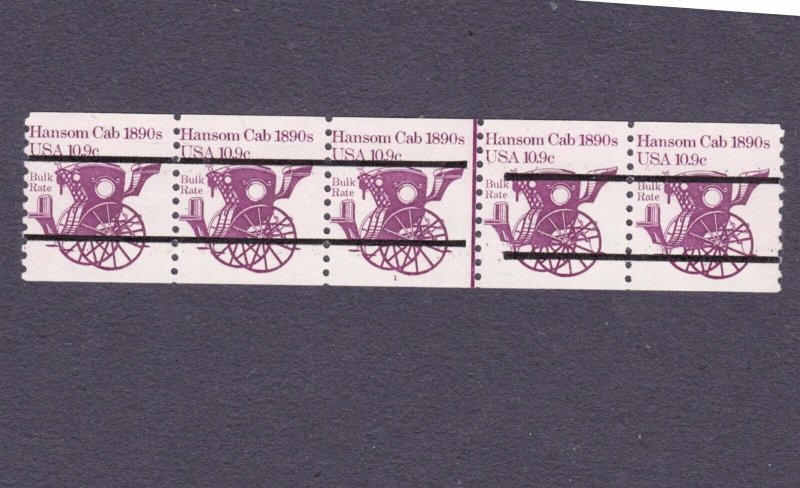 PNC5 10.9c Hansom Cab 1 P/C LG US #1904a MNH F-VF