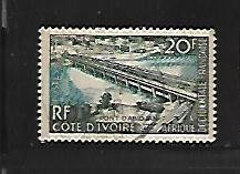 FRENCH WEST AFRICA, 77, USED, BRIDGE