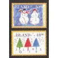 Iceland #811-812 MNH  1995  Christmas