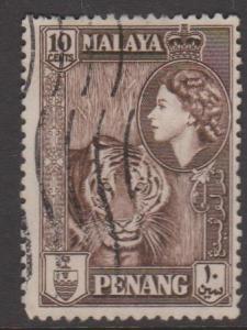 Malaya Penang Sc#50 Used