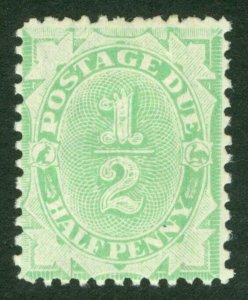 SG D45 Australia 1906. ½d green. A fine fresh mounted mint example CAT £16