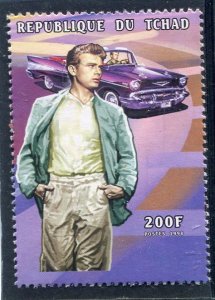 Chad 1999 CAR JAMES DEAN American Actor Stamp Perforated Mint (NH)