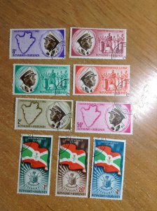 Burundi  # 25-33  used