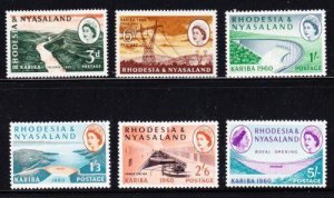 Album Treasures Rhodesia & Nyasaland Scott # 172-7 Kariba Gorge Project Mint NH