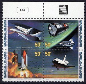 Marshall Islands 394a MNH Space Shuttle Flights ZAYIX 0324-S0137
