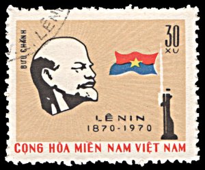 Vietnam-Viet Cong Michel 24, CTO, 100th Anniversary Birth of Lenin