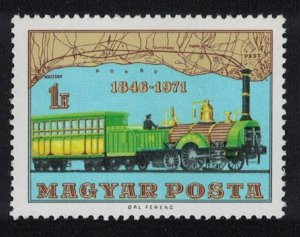 Hungary 125th Anniversary of Hungarian Railways 1971 MNH SG#2603