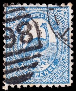 New South Wales Scott 78, Inverted Watermark (1888) Used F M