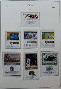 Israel Stamp Collection 1950s-1999 MNH in Three Lighthouse Specialty Albums