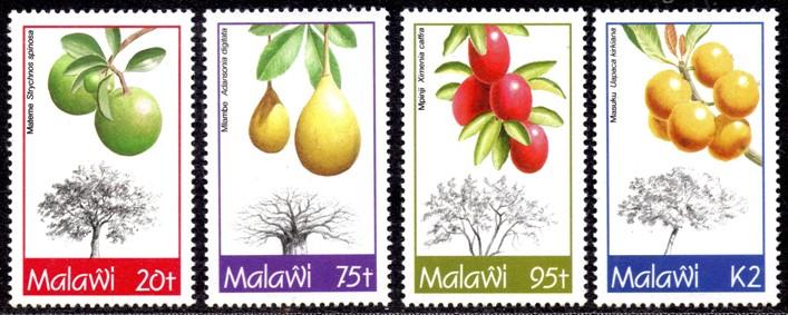 Malawi - 1993 Indigeous Fruit Trees Set MNH** SG 909-912