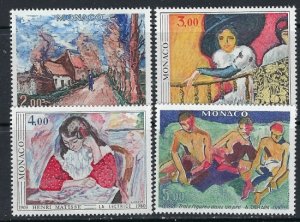 Monaco 1242-45 MNH 1980 Paintings (ak3380)