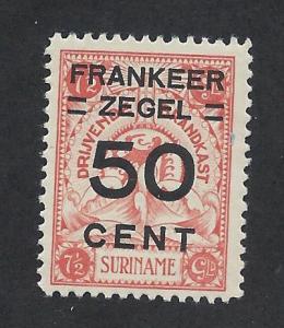 SURINAM SC# 138 F-VF OG 1927