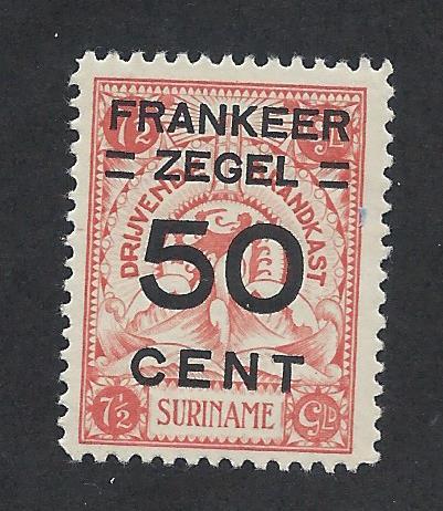 SURINAM SC# 138 F-VF OG 1927