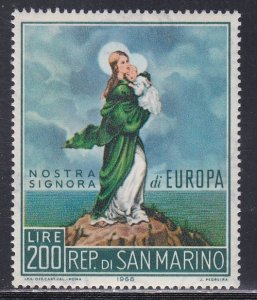 San Marino # 653, Our Lady of Europe, Mint NH
