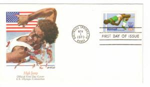 US #C97 31c Olympic High Jump FDC Fleetwood ECV $4.50