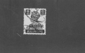 INDIA-GWALIOR  STATE 110 USED CV$ 4.00 BIN$ 1.75