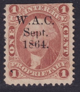 R3c W.A.C./Sept./1864. Type E45. William A. Clark Matches. Sound.