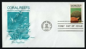 #1827 15c Brain Coral, Artmaster FDC **ANY 5=FREE SHIPPING**