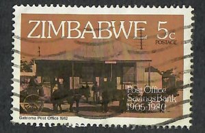 Zimbabwe #434 used single