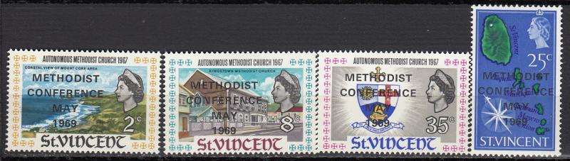 St. Vincent - 1969 Conference Sc# 268/271 - MH (646)