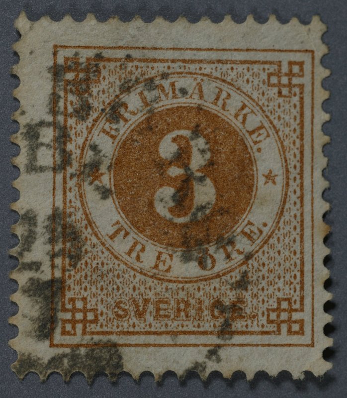 Sweden #41 Used VG HRM Place Cancel Date 25 7 ????