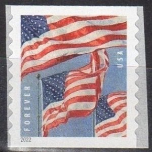 US 2022 Flag Coil Single - From 3K Coil MNH
