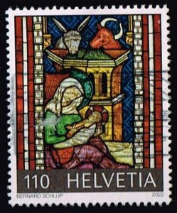 Switzerland 2022,Sc.#1894 used Christmas: Nativity