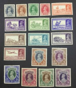 MOMEN: INDIA SG #247-264 1937-40 MINT OG NH £700++ LOT #64396