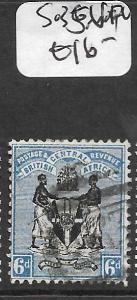 BRITISH CENTRAL AFRICA  (P1209B) ARMS 6D  SG 35  VFU