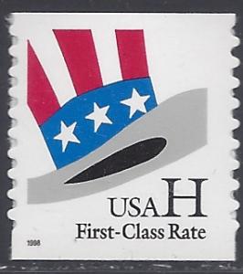 #3265 33c Uncle Sam's Hat Coil Single 1998 Mint NH