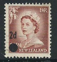 New Zealand SG 763 Surch 2d Used