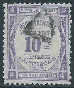 France, Sc #J47, 10c Used