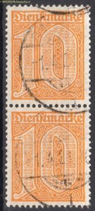 Mi: D65 used 1.4.1921  Cat € 1200.00 scarce in multiples