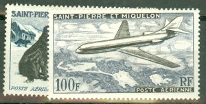 KE: St Pierre & Miquelon C21-2 MNH CV $73.50