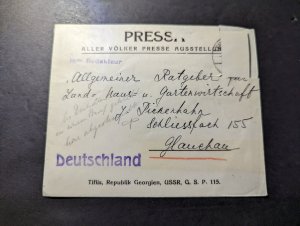 Germany Stamp Day Cover to Glauchau