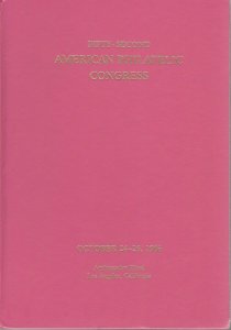 1986 Congress Book, 52nd American Philatelic Congress, Los Angeles, California 