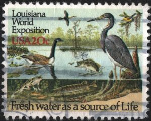 SC#2086 20¢ Louisiana World Expo Single (1984) Used