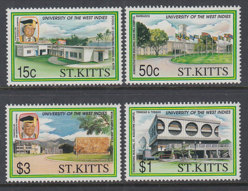 St Kitts 324-327 MNH VF