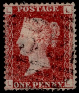 GB QV SG43, 1d rose-red PLATE 132, FINE USED. Cat £27. LL