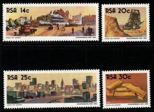 SOUTH AFRICA SG604/7 1986 CENTENARY OF JOHANNESBURG MNH