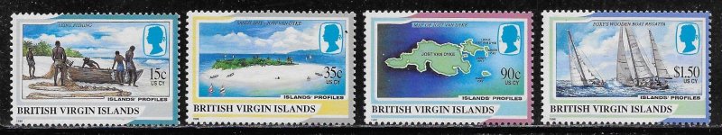 Virgin Islands Scott #'s 820 - 823 MNH