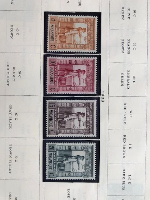 Mexico Middle Congo Monaco Montenegro Prior to 1940 Album Sheets