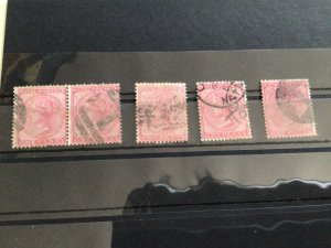 Natal 1874 CC watermark  used stamps Ref A4604