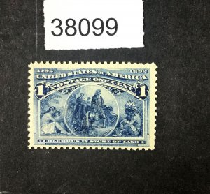 MOMEN: US STAMPS   #230 MINT OG NH LOT #38099