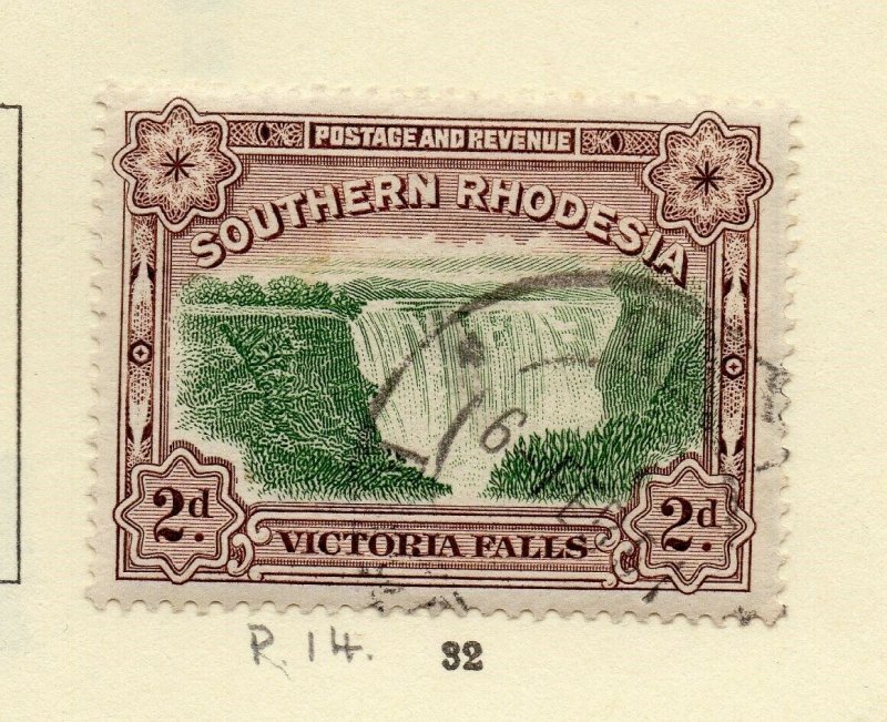 Southern Rhodesia 1930s Early Issue Fine Used 2d. NW-170468 