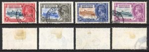 Bechuanaland Protectorate SG111/14 1935 Silver Jubilee Set Fine Used