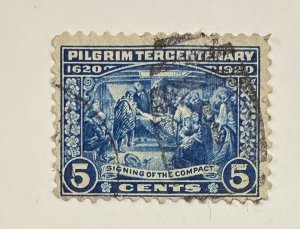 US 1907 5c Jamestown Settlement #330 used