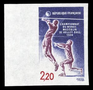 France, 1950-Present #2013 (YT 2420) Cat€23, 1986 Men's World Volleyball Ch...