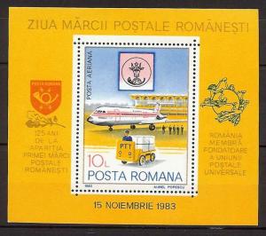 1983 ROMANIA - RUMANIEN - Sc# 3152 Sheet  - ** MNH / VF